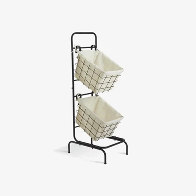 Habitat Habitat Industrial 2 Tier Storage Basket Holder