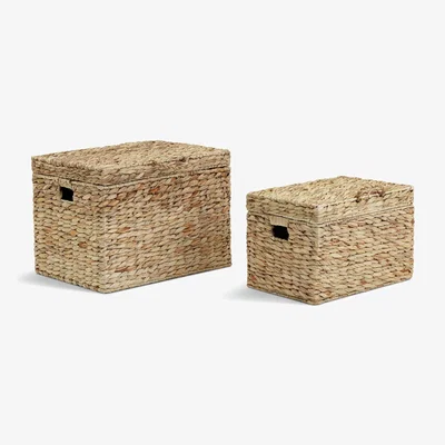 Habitat Habitat Set of 2 Woven Storage Baskets - Natural