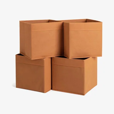 Habitat Habitat Set of 4 Squares Plus Boxes - Burnt Orange