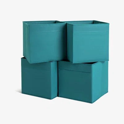 Habitat Habitat Set of 4 Squares Boxes - Teal