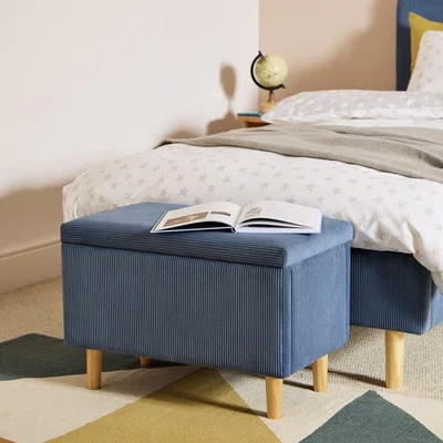 Habitat Habitat Arden Cord fabric Storage Box - Blue