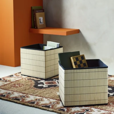 Habitat Habitat Set of 2 Square Plus Boxes - Natural