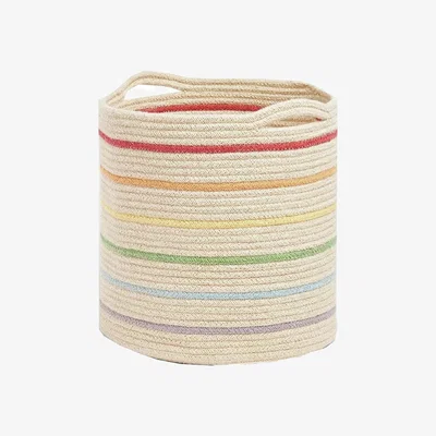 Habitat Great Little Trading Company Rope Storage Basket - Rainbow