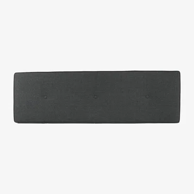 Heal's Heal's Brunel Blanket Box Cushion Smoke Grey - Heal's UK Bedroom Furniture