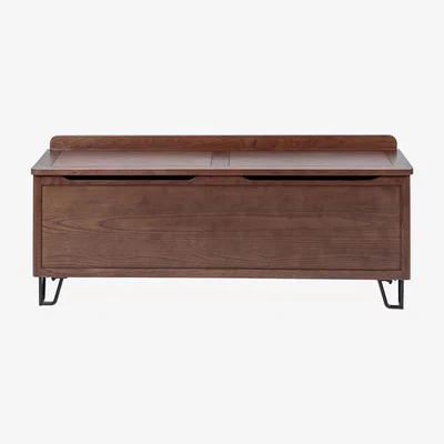 Heal's Heal's Brunel Blanket Box Dark Wood - Heal's UK Bedroom Furniture