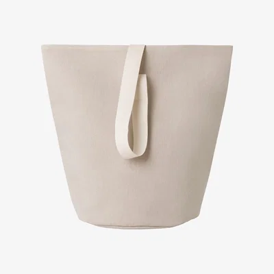Heal's ferm LIVING Chambray Laundry Basket Large Sand - Heal's UK Furniture