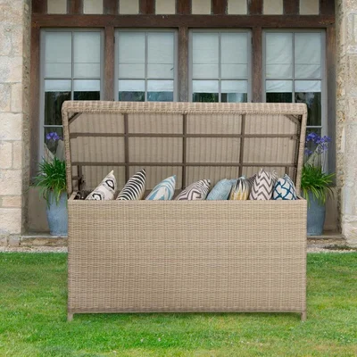 IO Living Bramblecrest Chedworth Standard Cushion Box With Waterproof Liner - Sandstone