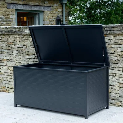 IO Living Bramblecrest La Rochelle Large Cushion Box including Liner - Anthracite
