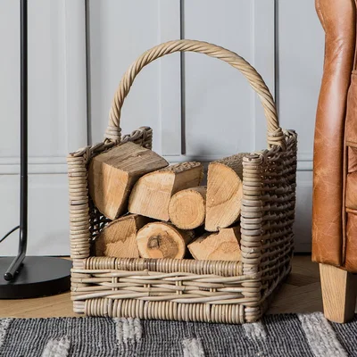 IO Living Cabin Log Carrier Basket