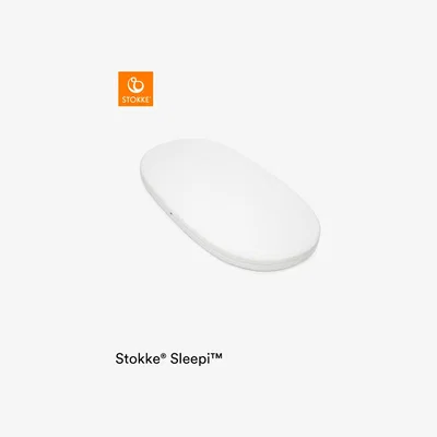 John Lewis Stokke Sleepi Oval Crib Mattress, White
