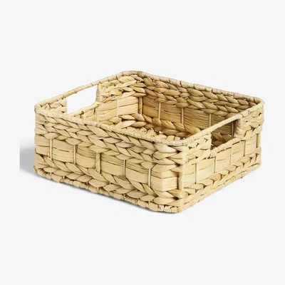 John Lewis John Lewis ANYDAY Water Hyacinth Storage Tray, Natural
