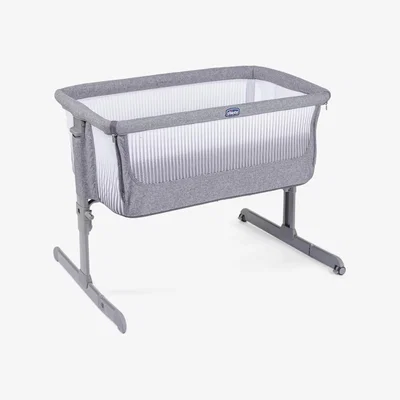 John Lewis Chicco Next 2 Me Air Bedside Crib, Titanium