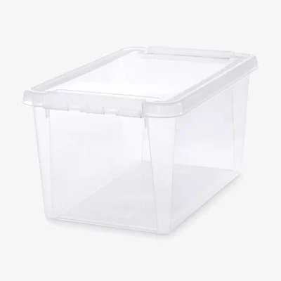 John Lewis Orthex Large Storage Box, 47L, Clear