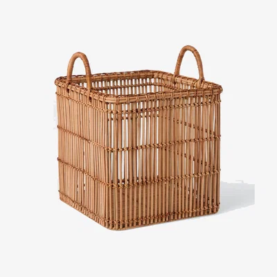 John Lewis John Lewis ANYDAY Mid-Century Woven Rattan Basket, Large