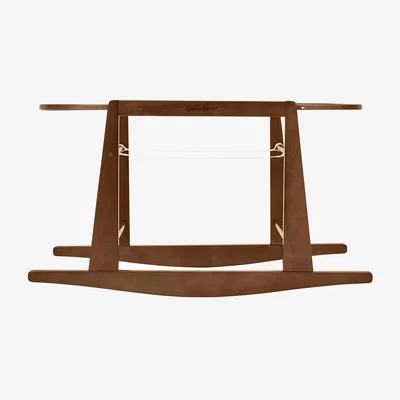 John Lewis The Little Green Sheep Rocking Moses Basket Stand, Walnut