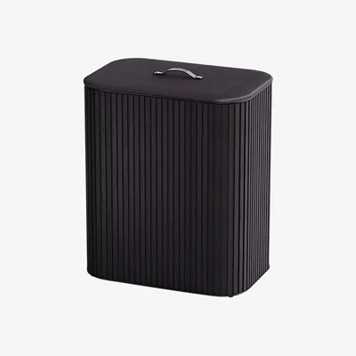John Lewis Joseph Joseph Tota Laundry Basket, Luxe Black