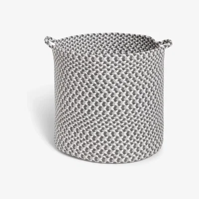 John Lewis ANYDAY John Lewis & Partners 3 Tone Cotton Rope Storage Basket, Large