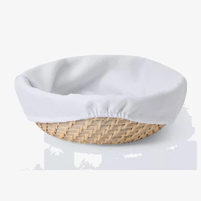 John Lewis John Lewis Woven Rattan Basket, White
