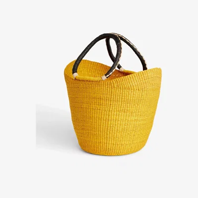 John Lewis John Lewis & Partners Rectangle U Shopper Basket, Yellow