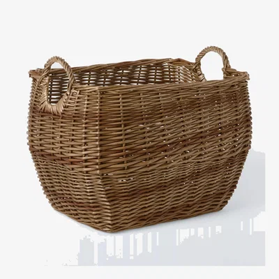 John Lewis John Lewis Wicker Log Basket, Large