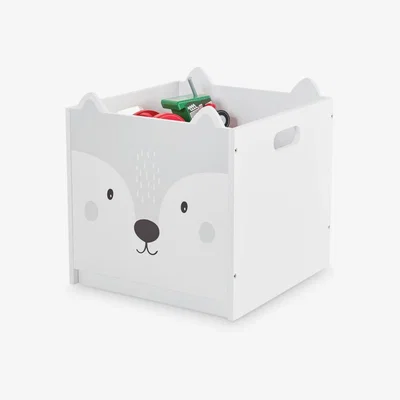 John Lewis Great Little Trading Co Stackable Storage Box, Fox, White