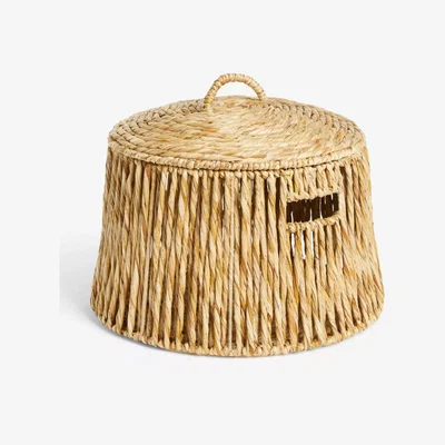 John Lewis John Lewis Bulrush Low Storage Basket