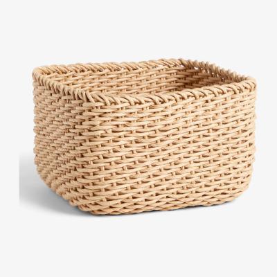 John Lewis John Lewis & Partners Paper Rope Basket, Natural, Medium