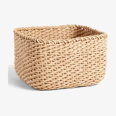John Lewis John Lewis & Partners Paper Rope Basket, Natural, Medium