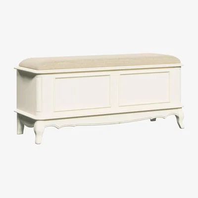 John Lewis Laura Ashley Provencale Ottoman Storage Blanket Box