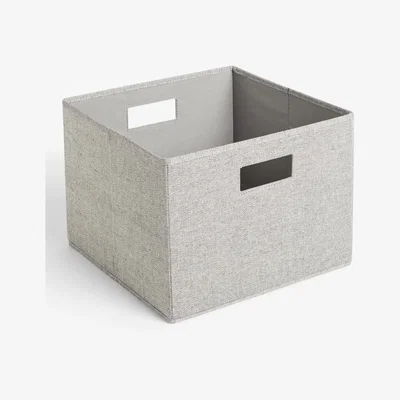 John Lewis ANYDAY John Lewis & Partners Folding Storage Box, Medium, Grey