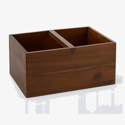 John Lewis John Lewis Mid Century Open Storage Box, Natural Honey
