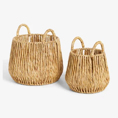 John Lewis John Lewis ANYDAY Bulrush Baskets, Set of 2
