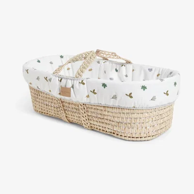 John Lewis John Lewis Woodland Leaves Moses Basket