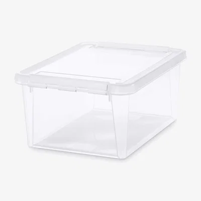 John Lewis Orthex Home Storage Box, 14L, Clear