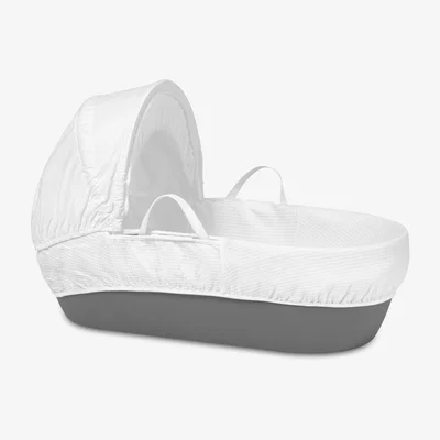 John Lewis Shnuggle Moses Basket, Slate Grey