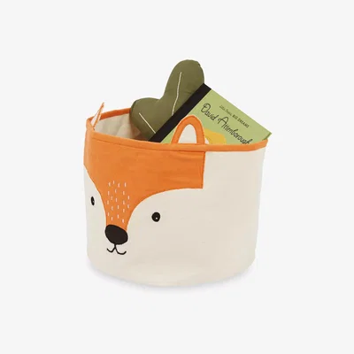 John Lewis Great Little Trading Co Mr Fox Canvas Storage Basket