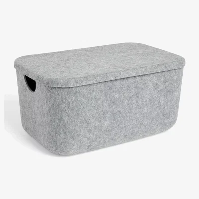 John Lewis John Lewis ANYDAY Felt Lidded Storage Box