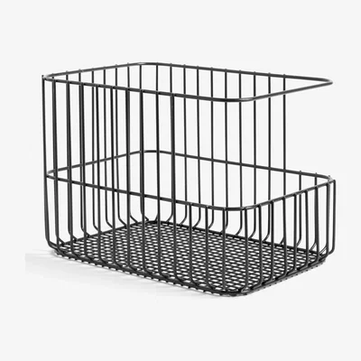 John Lewis ANYDAY John Lewis & Partners Stacking Wire Basket, Large