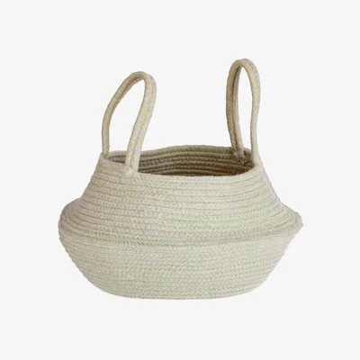 Kave Home Sibila green basket