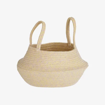 Kave Home Sibila 100% cotton basket in beige