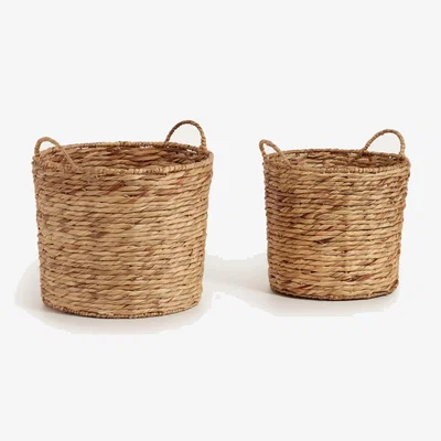 Kave Home Mast set of 2 natural fibre baskets.