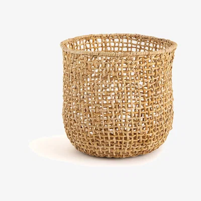 La Redoute Abaki Round Abaca Openwork Basket