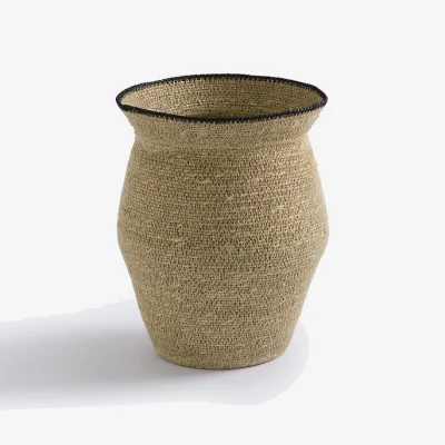 La Redoute Saski Woven Straw Basket H31cm