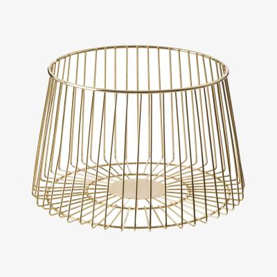 La Redoute Large Deco Fruit Basket in Matte Gold