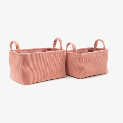La Redoute Veloudo Velvet Storage Baskets (Set of 2)