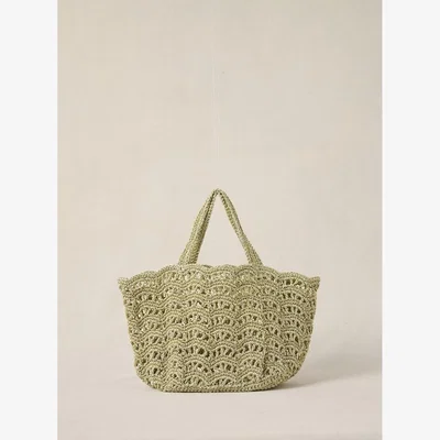 La Redoute Basket Bag, Metallic Effect, SWEETY