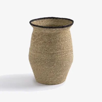 La Redoute Saski Woven Straw Basket H25cm