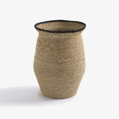 La Redoute Saski Woven Straw Basket H25cm