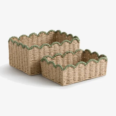 La Redoute Set of 2 Sufia Baskets in Woven Paper