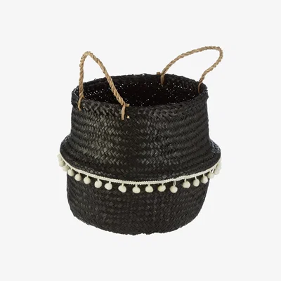 La Redoute Small Black Seagrass Basket